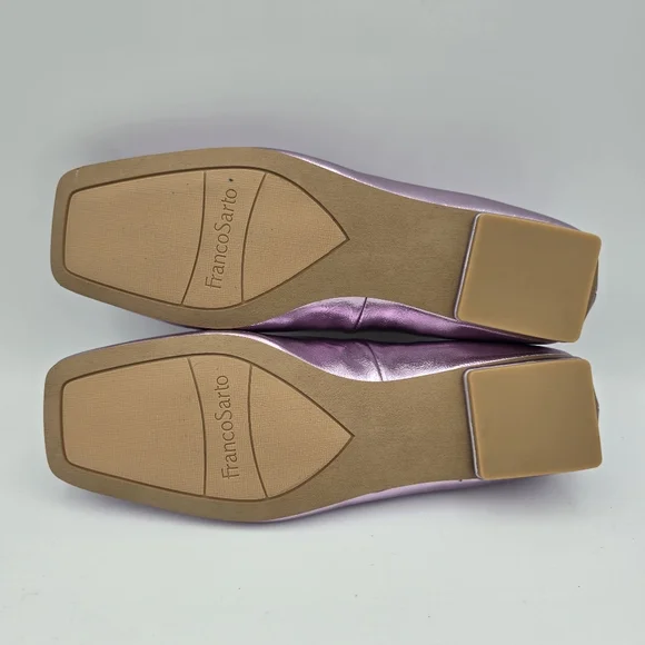 NWOT Franco Sarto Tiari Flats, Light Pink Metallic, Women's 6.5 - Picture 14 of 16